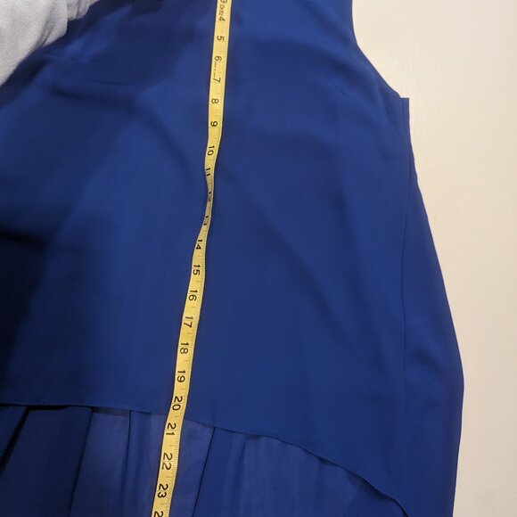 Aryeh Size Small Royal Blue High-Low - Picture 10 of 13